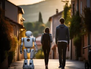 people-hanging-out-with-robot