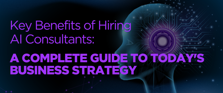 AI consultant guiding business strategy with AI-driven innovation and cost efficiency solutions