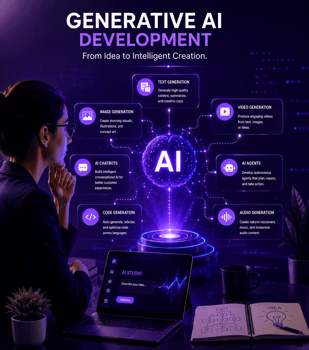 Generative AI Development 4 generative ai solutions 3